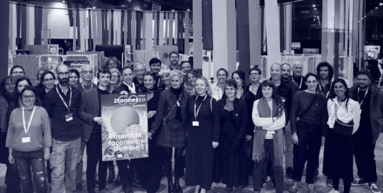 Toute l'équipe de la première édition de 2tonnes50, un salon pensé pour servir d'espace-temps aux habitants d'Isère pour façonner demain !